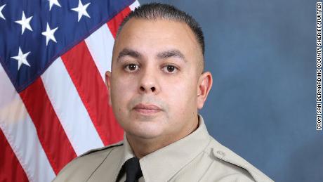 Sgt. Dominic Vaca died after being shot in the line of duty in San Bernardino county Monday.