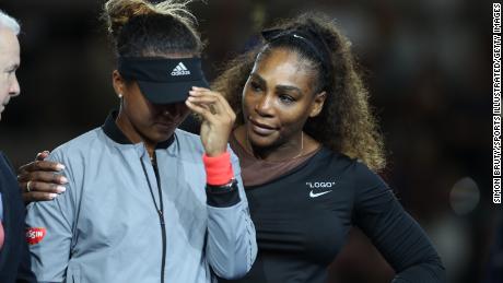 Osaka hid tears as the crowd booed her during her first US Open victory, while her opponent, Williams, comforted her. 