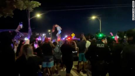 The &quot;Washington kickback&quot; at Alki Beach in Seattle last weekend similarly was broken up by police. 