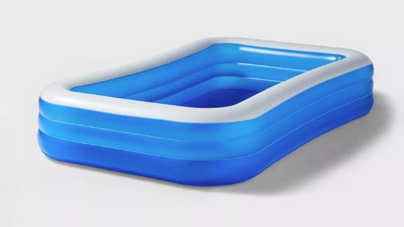 Sun Squad 10-Foot-by-22-Inch Deluxe Rectangular Inflatable Above-Ground Pool