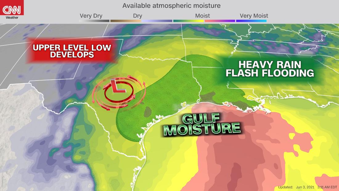 After the wettest May on record for some areas, parts of Texas and Louisiana prepare for more flooding