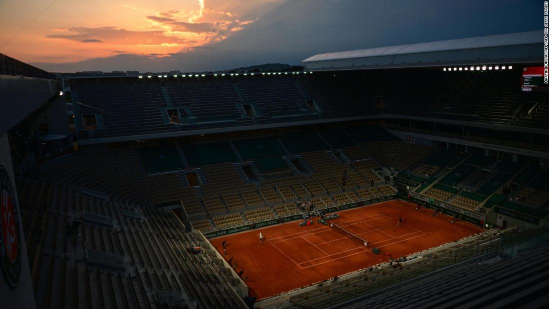 Two tennis players in quarantine after testing positive for Covid-19 at the French Open