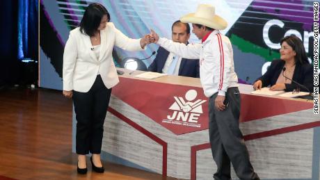 The candidates debated each other on May 30 in the city of Arequipa.