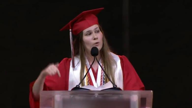 Texas high school valedictorian switches speech to speak out on state’s abortion law