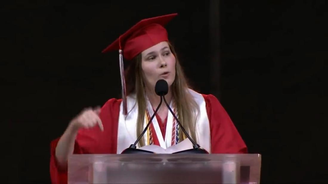 Texas high school valedictorian switches speech to speak out on state's abortion law