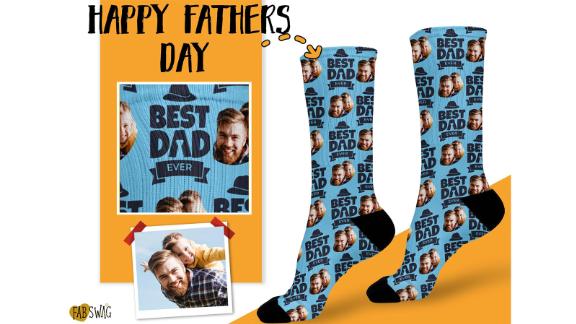 FabSwag Best Dad Ever Socks 