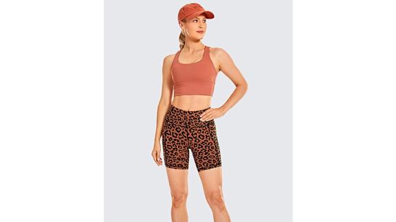 CRZ Yoga High-Waisted Biker Shorts