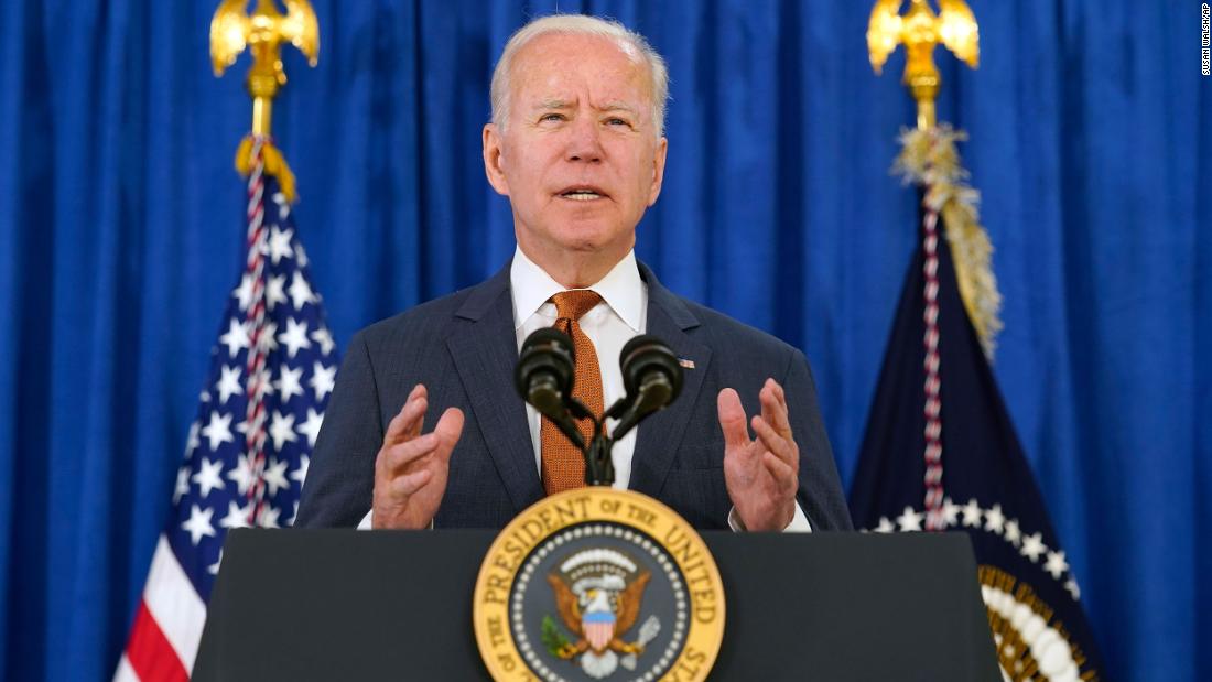 Biden touts May jobs numbers as he pushes for infrastructure funding