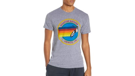 Aviator Nation Rainbow Logo T-Shirt