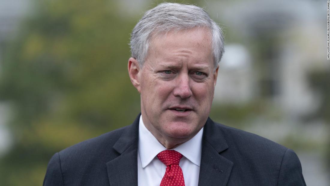 New York Times: Trump's chief of staff Mark Meadows pushed DOJ to investigate baseless election fraud claims