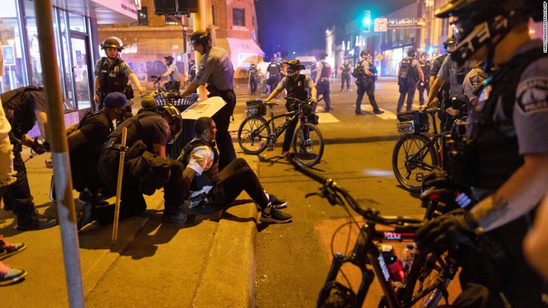 Protesters gather for second night in Minneapolis after law enforcement kills suspect