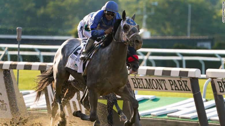 Essential Quality wins the Belmont Stakes