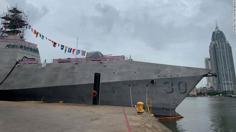 US Navy christens only warship named for a foreign capital