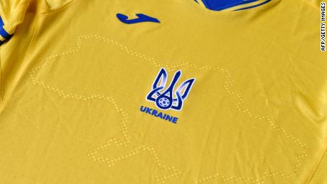 Ukraine&#39;s Euro 2020 kit features a map of the country that includes Russian-annexed Crimea.