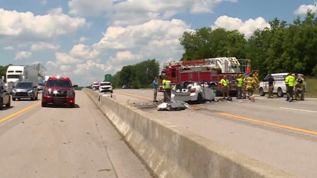 4 children among 6 killed in a fatal wrong-way crash on Kentucky interstate