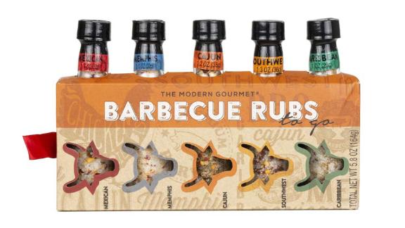 Thoughtful gifts Barbecue Rubs To Go, pack of 5