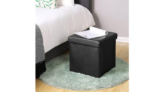 Storage Ottoman With Tray