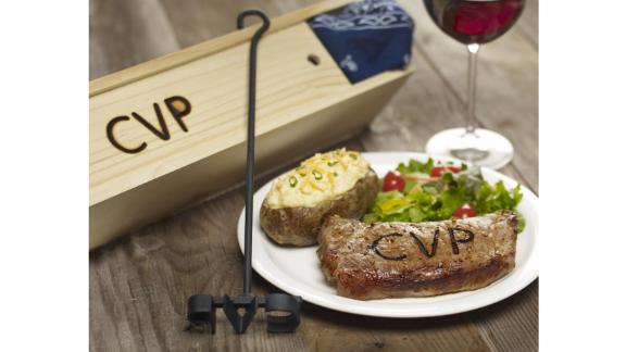 OnlyGiftsDotCom Monogrammed Steak Iron