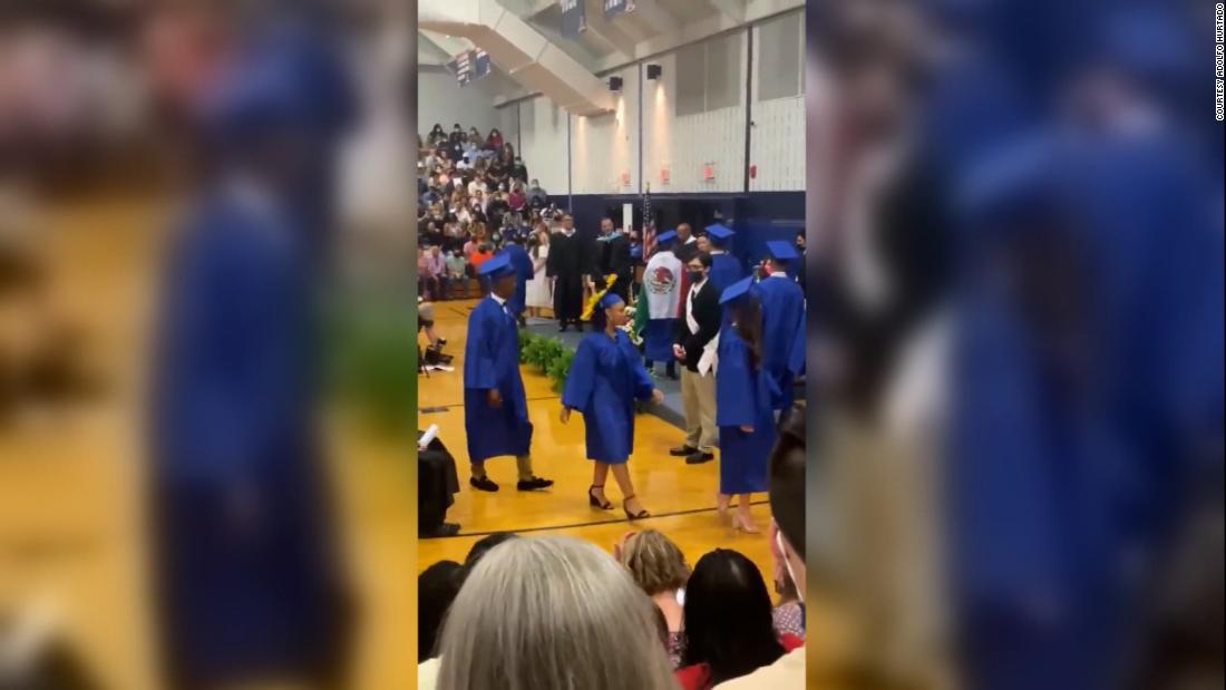 Teen who wore Mexican flag at graduation gets the diploma he was denied at the ceremony