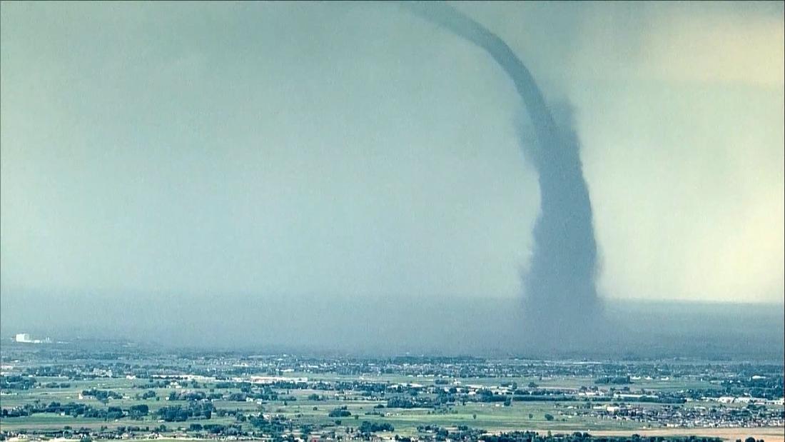 See ominous landspout tornado darken Colorado skies CNN Video