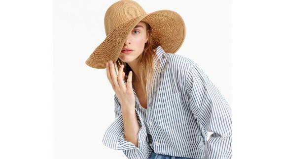 J.Crew Textured Summer Straw Hat