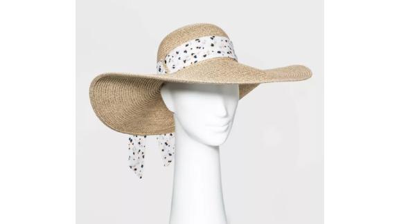 Women's Wide Brim Straw Floppy Hat