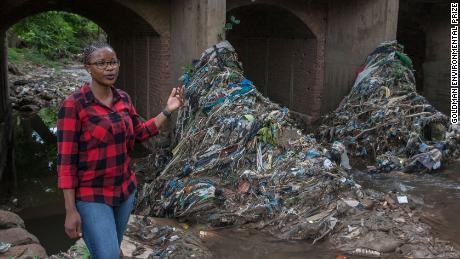 Malawi&#39;s landscape is clogged with plastic waste that could linger for 100 years. One woman has taken on plastic companies and won
