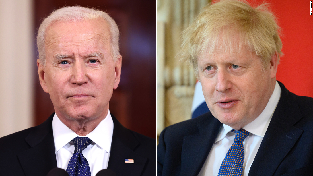 Biden and Johnson expected to commit to lifting US-UK Covid-19 travel restrictions - CNN 