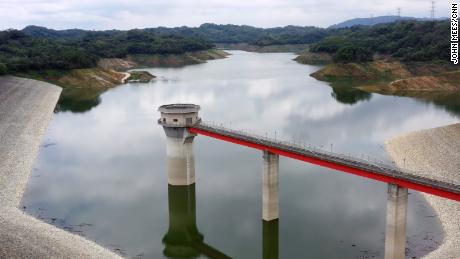 The Second Baoshan Reservoir in northern Taiwan, which supplies water to TSMC and other chips manufacturers at Hsinchu Science Park, only has about 30% of its normal water storage even after the monsoon season began in May.