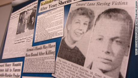 Clippings from the Great Falls Tribune were part of the Cascade County Sheriff&#39;s Office investigative file into the 1956 murders of Patricia Kalitzke and Lloyd Duane Bogle.