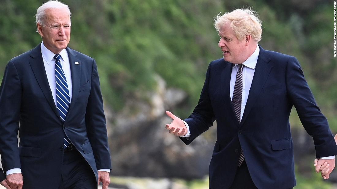 Robertson Boris Johnson S Reaction Shows He Wants Biden To Like Him Cnn Video