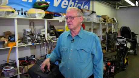 Darus Zehrbach is a small business owner in Westover, West Virginia.  His company, ZEV, builds electric motorcycles and other small vehicles.