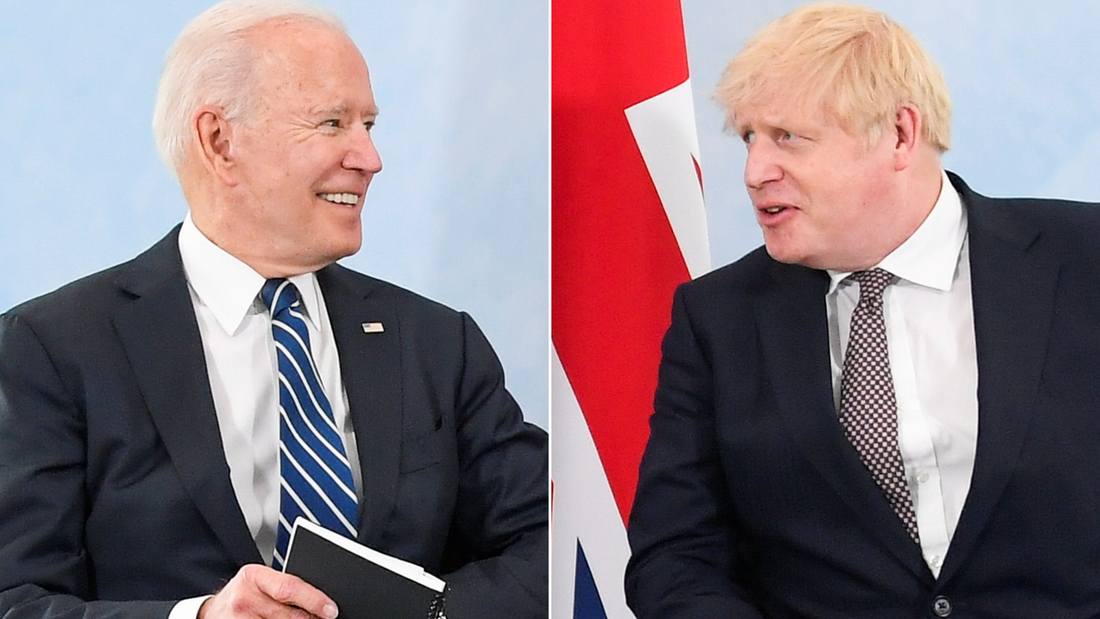 Biden Greeted By British Prime Minister Boris Johnson - CNN Video