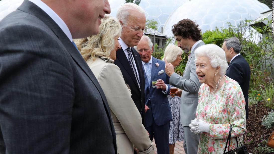 President Biden and the first lady meet Queen Elizabeth II after his first G7 summit