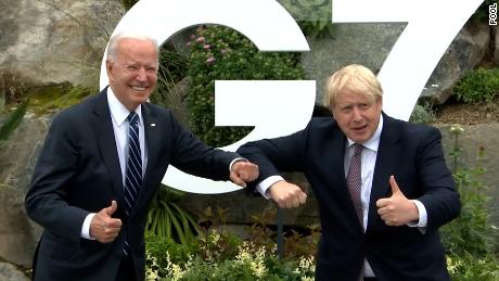 Biden, Johnson meet one-on-one ahead of G7 summit