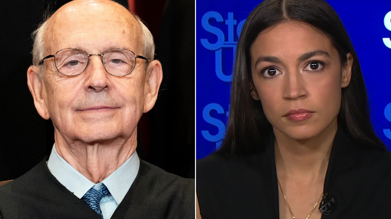 Ocasio-Cortez 'inclined' to agree that Justice Breyer should retire