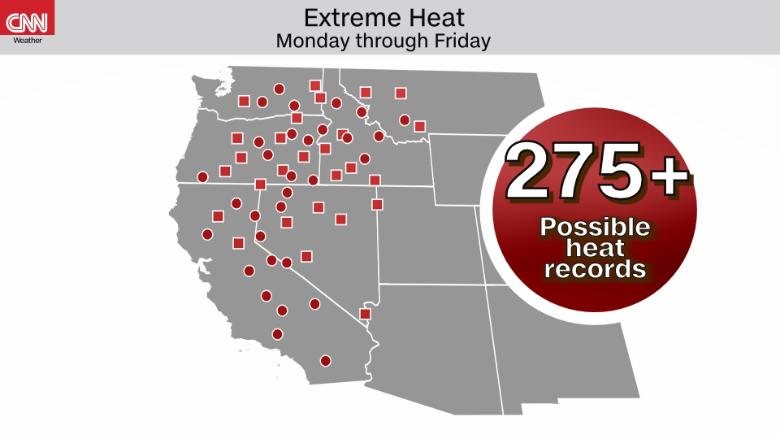 Misery Continues As Record High Heat Soars Worsening The Western Drought Cnn