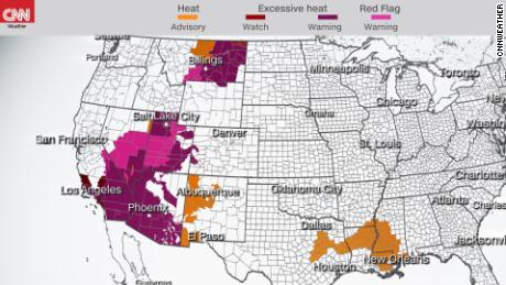 Misery Continues As Record High Heat Soars Worsening The Western Drought Cnn