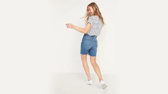 Old Navy Extra High-Waisted Sky Hi Button-Fly Cut-Off Jean Shorts — 7-Inch Inseam