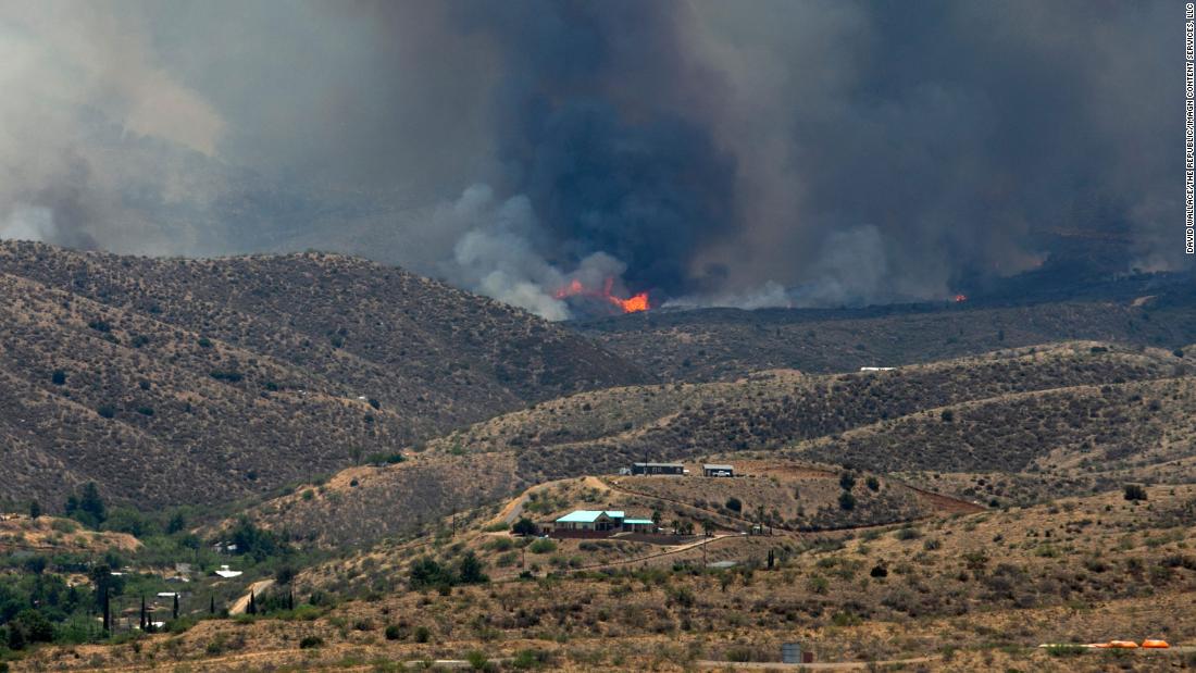 Arizona communities asked to evacuate after Telegraph Fire jumps the containment line