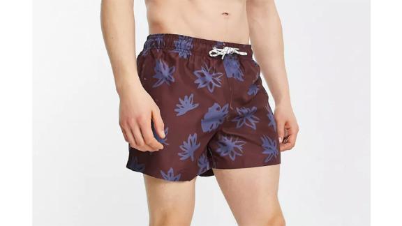 New Look Floral Print Swim Shorts