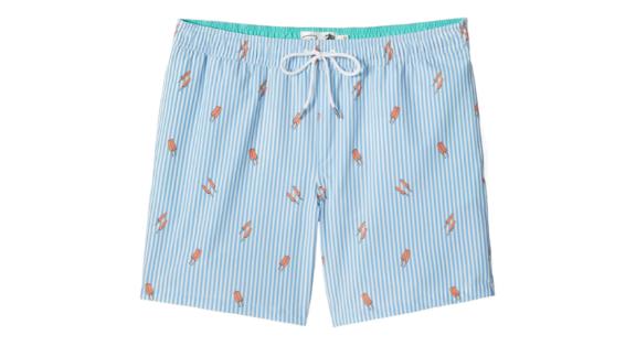 Bonobos Ice Pop Stripe 7-Inch E-Waist Swim Trunks