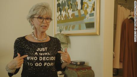 Rita Moreno in the documentary &#39;Rita Moreno: Just a Girl Who Decided to Go For It&#39; (Courtesy of Roadside Attractions).