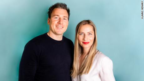 The Inkey List cofounders, Mark Curry and Colette Laxton.
