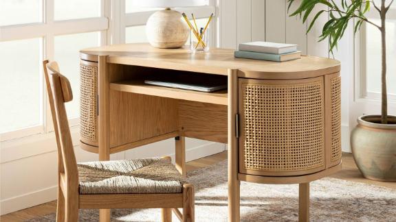 Portola Hills Caned Desk