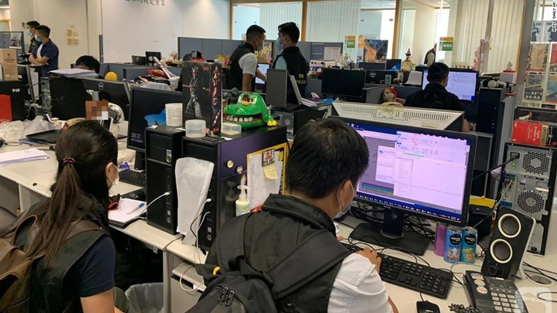 Apple Daily's newsroom raid has chilling effect on the press in Hong Kong