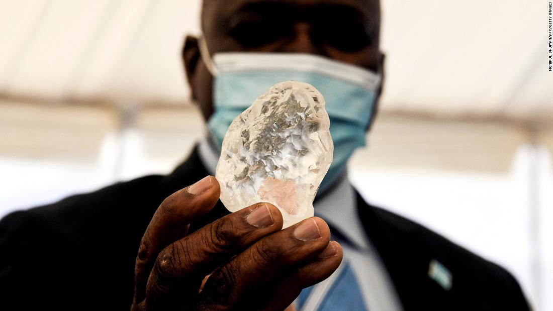 One of the world's largest diamonds has been unearthed in Botswana