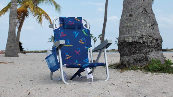 Rio Beach Kid's 5-Position Lay Flat Backpack Folding Beach Chair