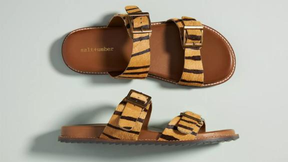 Salt + Umber 2-Strap Sandals