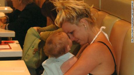 Britney Spears with her son, Sean Preston, in 2006